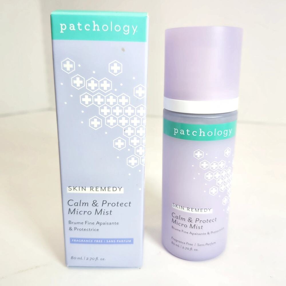 Patchology Skin Remedy Calm & Protect Micro Mist 2.7oz New in Box & Sealed
